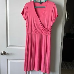 Land’s End Short Sleeve Crossover Dress Size Medium